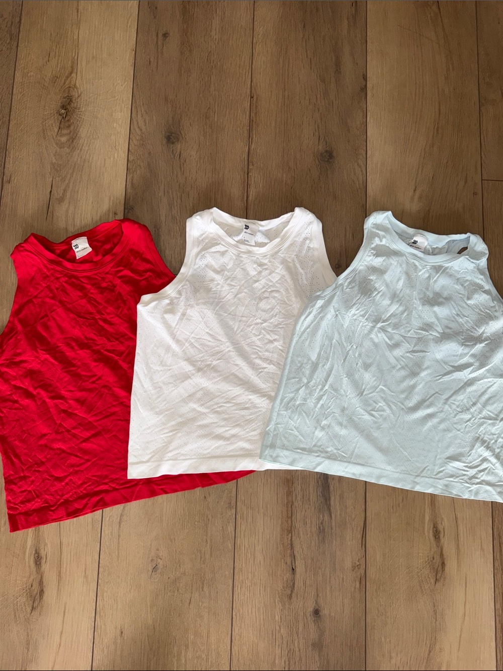 all in motion Tank Tops in Red, White, Light Blue - Picture 1 of 5